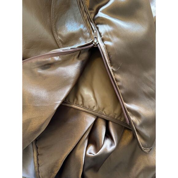 Wilsons Leather Womens 3 X Caramel Brown Coat THINSULATE Removable Lining WARM - Picture 11 of 14